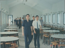 Mr. Ma, visited and inspected the cafeteria