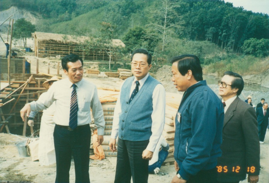 18 Dec 1985 - Mr. Shi was accompanied by the former warden, Mr. Hsin-Shun Lin to inspect the second.